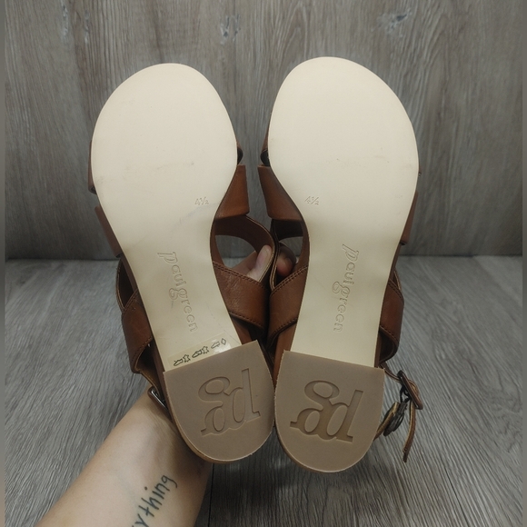 Paul‎ Green Reese Slingback Sandal Strappy Tan Sling Back Open Toe UK 4.5 US 7 - Picture 9 of 13